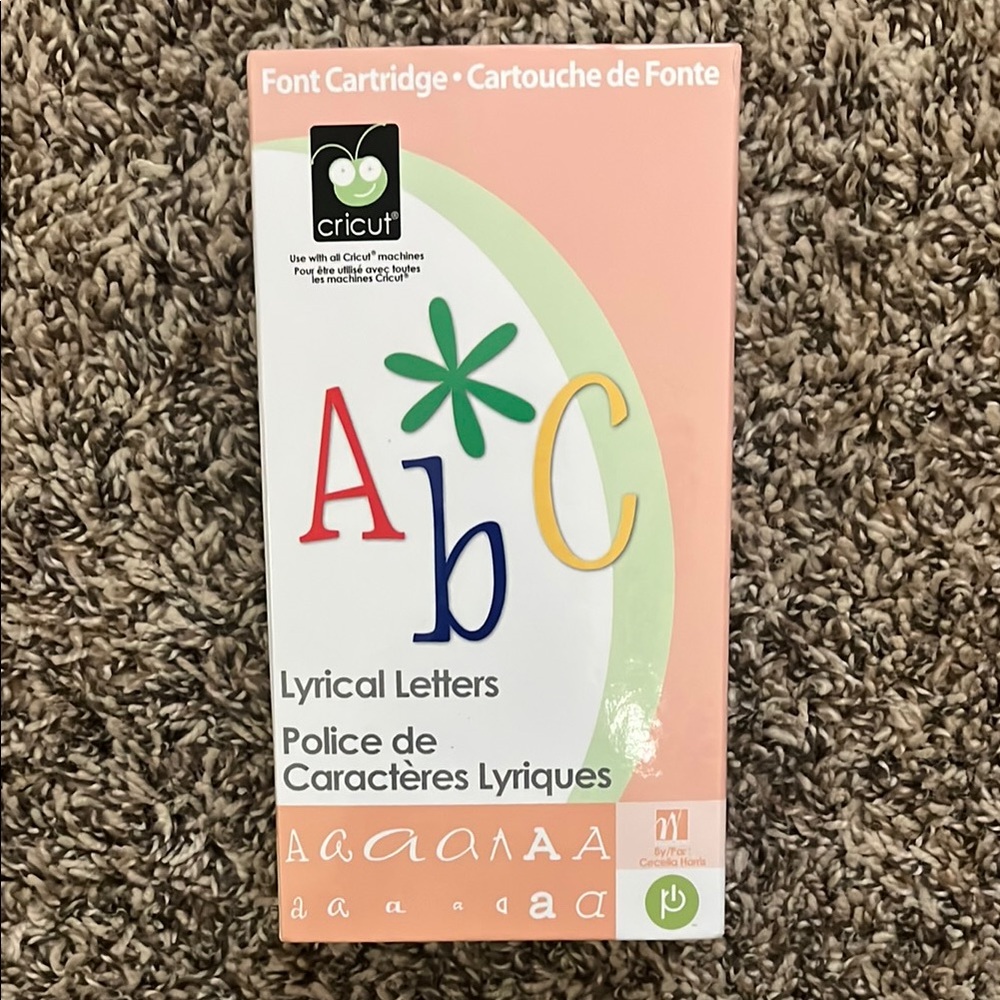 Cricut Lyrical Letters Font Cartridge